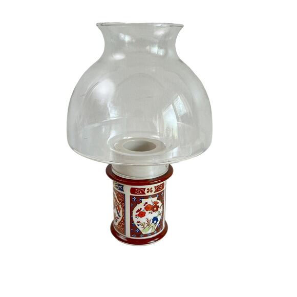 Vintage Colonial Candle Hurricane Lamp Candle Holder Home decor Made in Japan - Picture 1 of 8